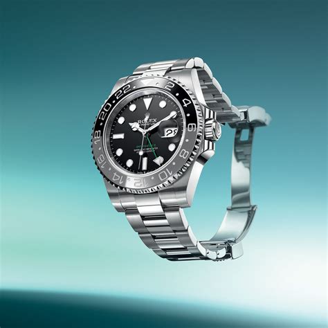 rolex black and gray gmt